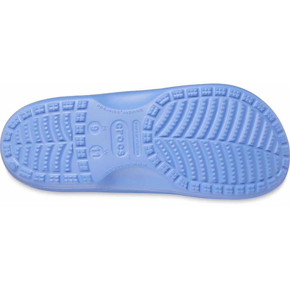 Blue Women's Crocs Baya Flip Sandals | NZ 0489XYUF